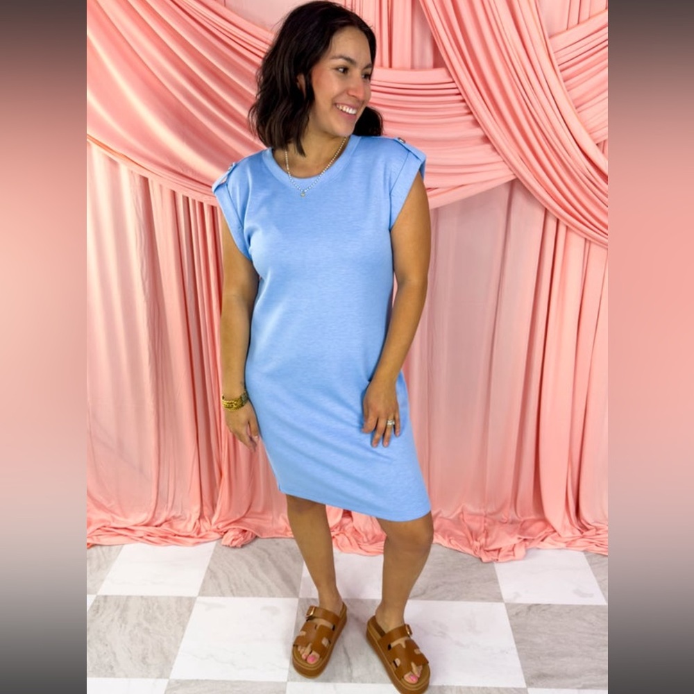 NEW Dear Scarlett Blue Dress size small